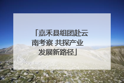 嘉禾县组团赴云南考察 共探产业发展新路径
